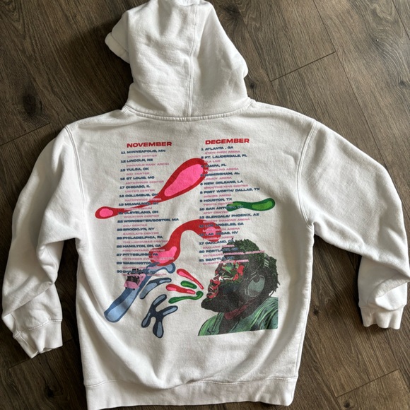 Rod Wave Beautiful Mind Tour 2023 Hoodie M 💛💚🧡❤️ - Picture 4 of 6